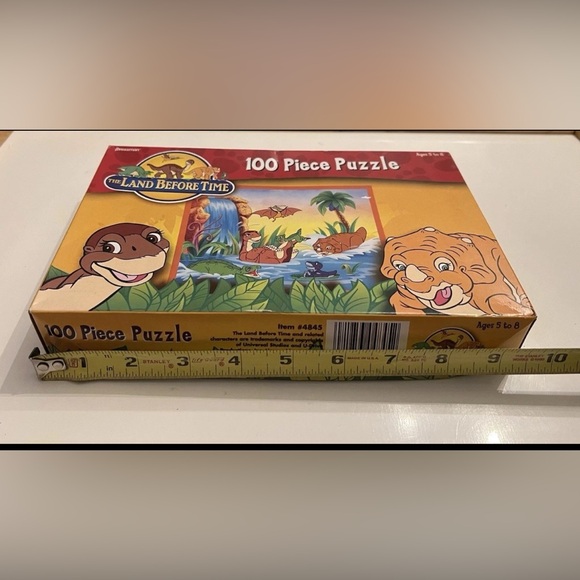 Vtg Jigsaw Puzzle 2004 The LAND BEFORE TIME 100 Piece Dinosaurs Cartoon 12” Kids - Picture 13 of 15